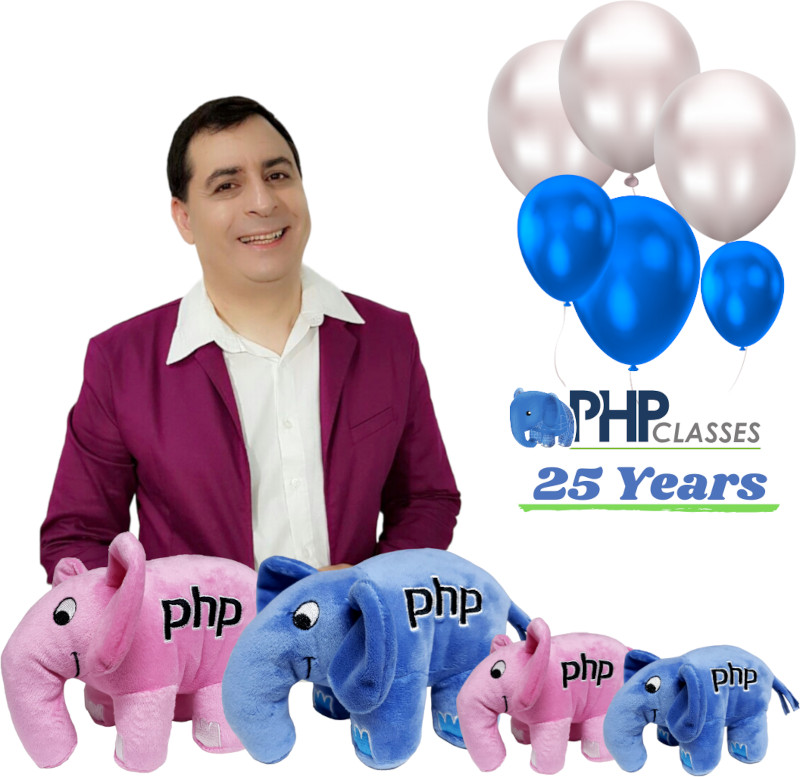 PHP Classes 25 years